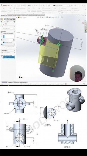SOLIDWORKS CSWA Practice Problem 6.10 #3dmodelingsoftware #cad #cadsoftware #solidworks #solidworks