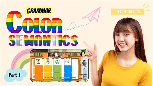 Reacting to Grammar with Color Semantics Part 1