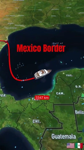 Mexico Border map #mexico