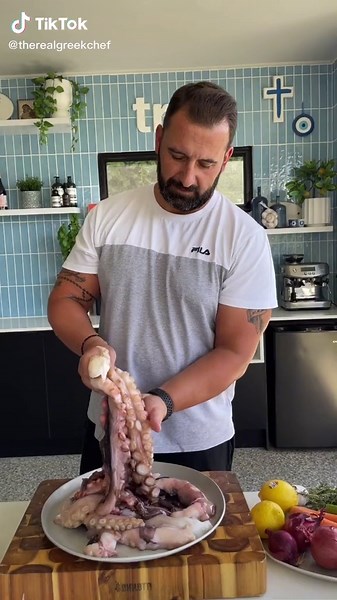 Authentic Greek Recipe: Octopus Fava