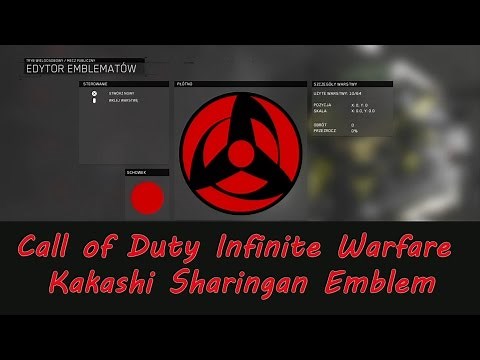 Call of Duty Infinite Warfare Kakashi Sharingan Emblem