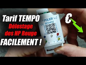 Délester ses HP Rouge TEMPO automatiquement grâce au BRTEMPO2 de Polier