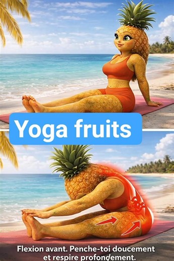Full Body Stretching Yoga avec l’Ananas 🍍 | Flexibilité pour Débutants