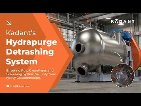 Kadant Detrashing System | Hydrapulper DR, HydraPurge™, Trashwell, Ragger & Washing Drum