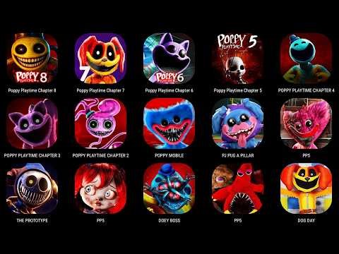 Poppy Playtime: Chapter 1-2-3-4-5-6-7-8 Mobile Full Gameplay Walkthrough & Ending