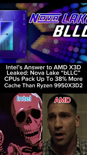 Intel STRIKES BACK? Nova Lake bLLC Leak SHOCKS AMD X3D