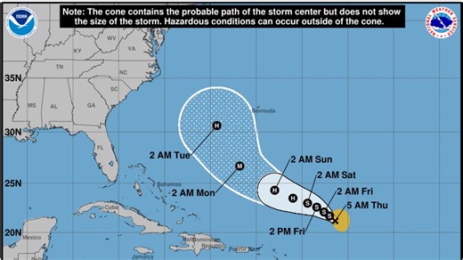 Hurricane Humberto could power up Friday; where is the storm now and where's it going?