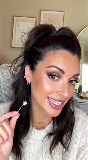 16G 5/16 Clear Blue Gem Festive Snowflake Labret Monroe Tragus