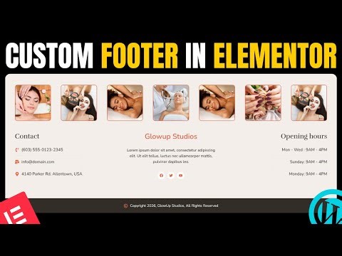 How to Create a Modern Footer in WordPress Elementor (Step-by-Step 2026 Tutorial)