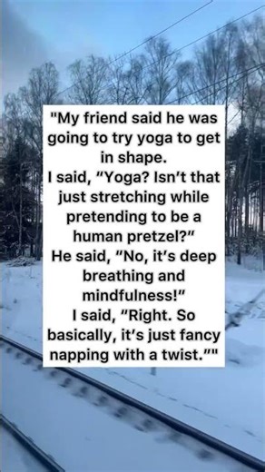 Yoga Humor 😂 #funny #yogajokes #comedy