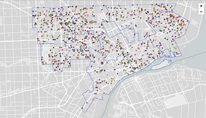 This interactive map allows you to see every single reported crime in Detroit