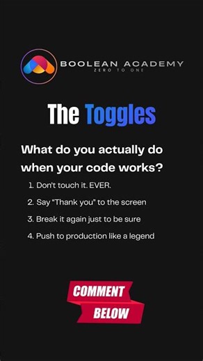 Ep. 3 | The Toggles #coding #boolean