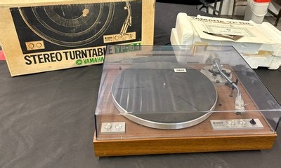 YAMAHA YP-B4 Turntable Belt Drive & Shure N97HE Cartridge W/Box Excellent | eBay
