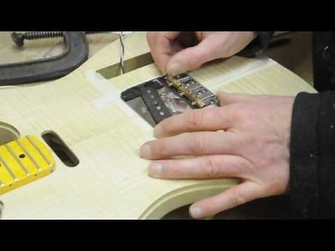 DIY Luthier Telecaster build part 8: Bridge fitting