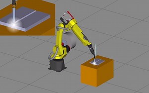 ROBOGUIDE软件：FANUC机器人电弧跟踪与多层堆焊焊接虚拟仿真