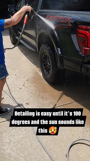Detailing in the heat 掠 This is an accurate sound for sure 藍 | Doty's Auto Detail, LLC | Facebook