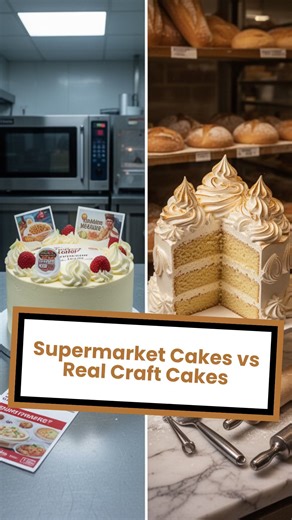 The REAL reason supermarket cakes are so cheap 😳 #cake #fyp #cakedecorating #isitcake #foryou