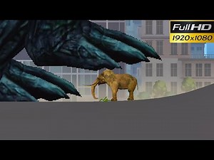 GODZILLA FILIUS CRUSHES AN ELEPHANT! 😱🐘🦖 | Melon Sandbox Destruction Mod