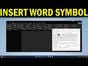 How To Insert a Symbol or Special Character in Microsoft Word