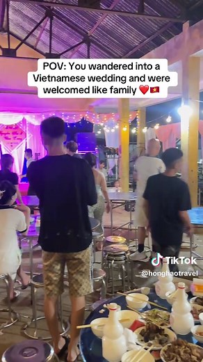POV: You wandered into a Vietnamese wedding and were welcomed like family ❤️🇻🇳 ——-Hong Hao Travel——- ☎️Whatsapp: 84 914 556 338 🎬 Instagram: honghao_hostel_motorbikes 🌏 Website: honghaotravel.com #HaGiangLoop #HongHaotravel #honghaohostel #vietnamtravel #fyp #hagiang #vietnamtoiyeu