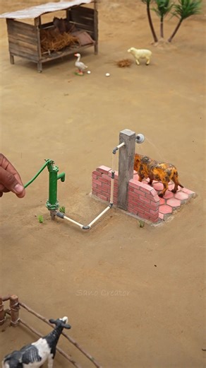 cleaning mini caw farm 😂#miniature | cleaning