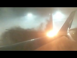 Sunwing plane on fire after collision on Pearson runway