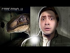 alanzoka jogando Code Dino-H, jogo de terror com dinossauros
