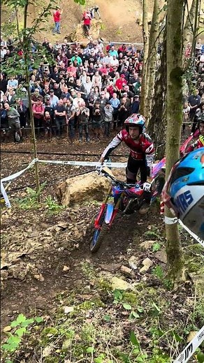 Hugo at the trial GP GB #motorcycletrials #trials #dirtbike