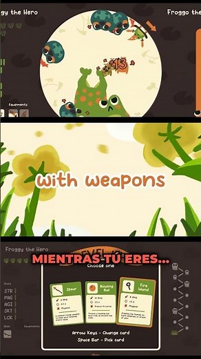 Un Arcade Circular GRATUITO de BATALLAS de RANAS | FROGGY'S BATTLE