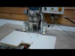 CLEAN 2002 OMAL INSERT C HINGE BORING AND INSERTION MACHINE