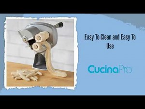 Cavatelli Maker Machine w Easy to Clean Rollers - Makes Authentic Gnocchi, Pasta Seashells and More