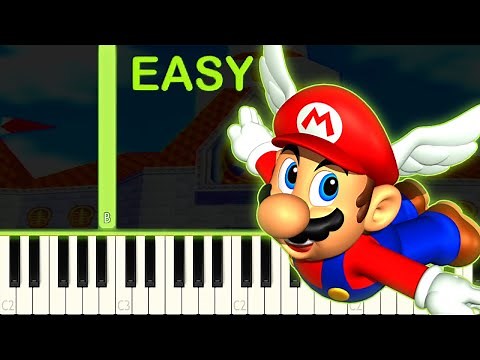 SUPER MARIO 64 - EASY Piano Tutorial