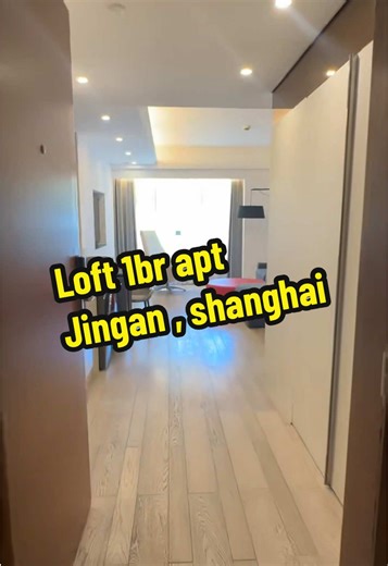 Luxury 1BR Loft Apartment in Jingan, Shanghai