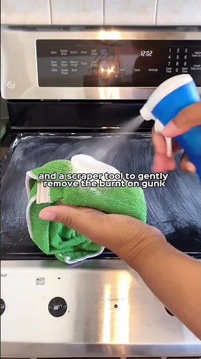 Clean Glass-Top Stove Fast & Easy ✨🔥