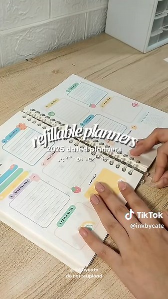 2025 Refillable Planner for Efficient Planning | Ink by Cate