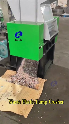 High-Speed Plastic Shredder in Action | Transform Large Plastic Blocks into Uniform Granules