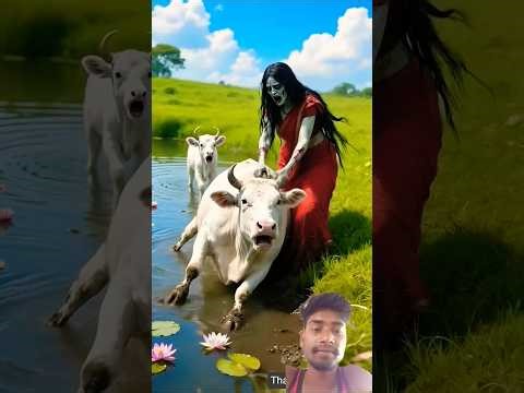 cow was attacked by zombies 🧟 and the police saved the cow 😭 #ai​ #cow​ #rescue​ #zombie​