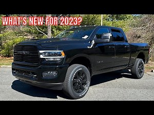 2023 RAM 2500 Laramie Night Edition - REVIEW and POV DRIVE - BLACKED OUT