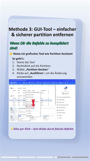 Partition entfernen in Windows – So einfach geht’s wirklich! 💻#windows #pc #partition #delete #tips