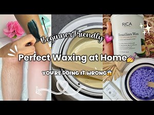 How to Do Waxing at Home for Beginners | Rica Wax + Wax Machine Honest Review