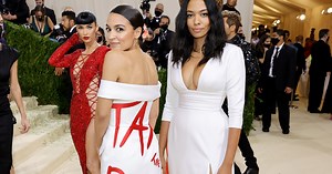 Conservative group files ethics complaint against AOC for attending Met Gala