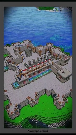 Minecraft Seaguard castle - Timelapse build...!!