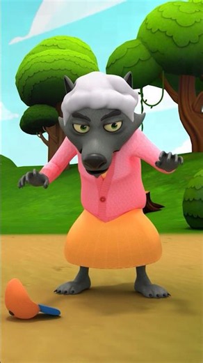 Knock, Who's There? Don't open the door to the bad wolf 🐺🚫| Rosoo Nursery Rhymes #shorts