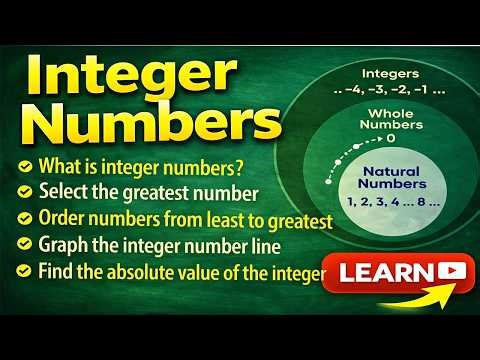 Integers Explained in 10 Minutes | Easy Tricks + Examples!