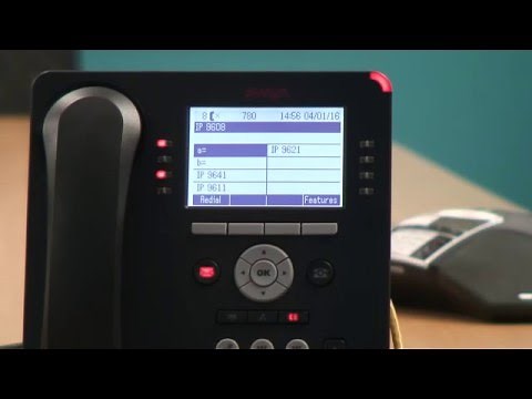 Answering calls on an Avaya handset