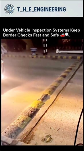 The Engineering on Instagram: "What looks like a simple camera setup is actually a powerful security tool protecting borders worldwide. VidebVGuard Under Vehicle Inspection Systems (UVIS) use high-resolution cameras, scanners, and real-time image processing to inspect the underside of vehicles without stopping traffic or putting officers at risk. In seconds, the system captures a full view of the vehicle's chassis, detecting hidden compartments, weapons, contraband, or structural modifications. 