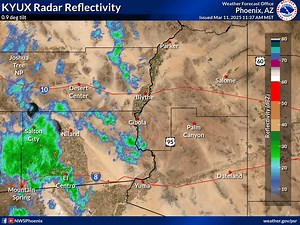 47K views · 71 reactions | 1135am: Pockets of rain showers continue to stream across SE California this morning. Some locations have seen minor accumulations so far. This spotty activity will continue into the afternoon before moving east by early evening. Watch for ponding of water on local roads. | US National Weather Service Phoenix Arizona | Facebook