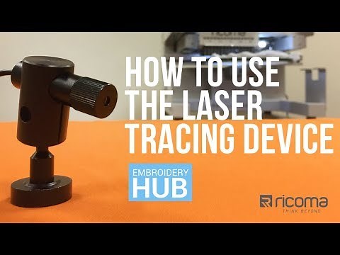 Embroidery Hub Ep. 07: How to Use the Laser Tracing Device | Commercial Embroidery Accessories