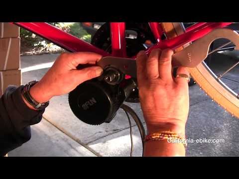 Bafang 8FUN Mid Drive Electric Bike Conversion Kit Installation