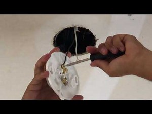 How to wire keyless lamp holder